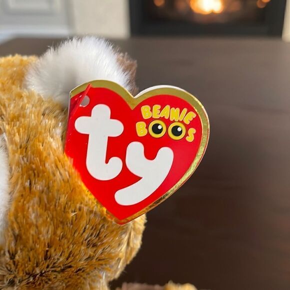 2020 Ty Beanie Boos Rusty the Red/Orange Fox 6” tall NWT Excellent Condition - Picture 7 of 9